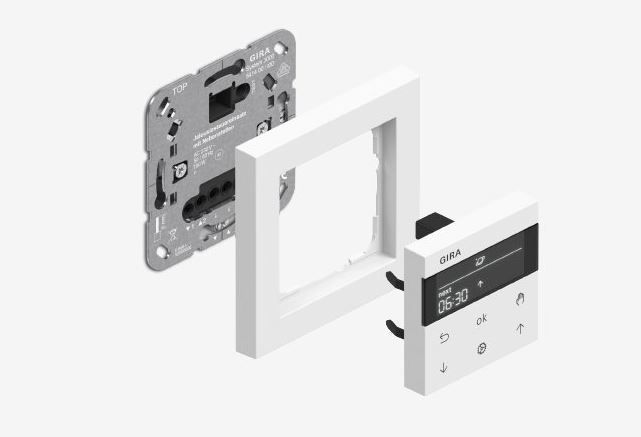 Gira 536628 S3000 Jalousie- und Schaltuhr Display, System 55, anthrazit