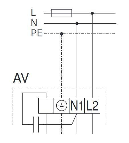 Helios MiniVent AV 100 Aussenwandventilator