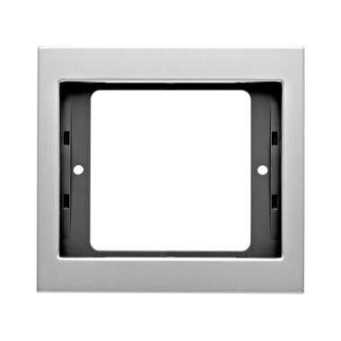 Berker 13137003 Rahmen 1-fach, K.5, Alu, Aluminium eloxiert