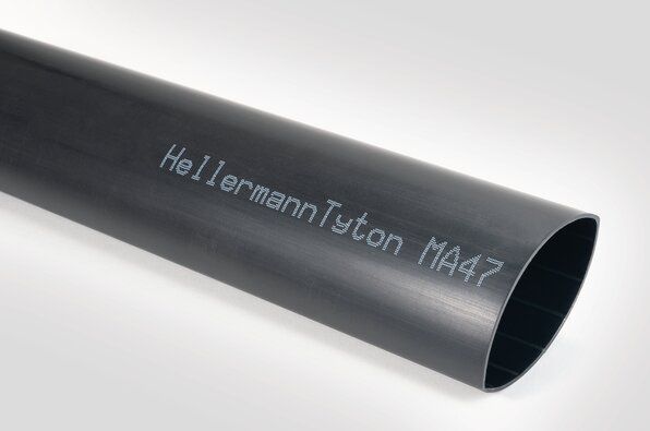 HellermannTyton 323-20080 Warmschrumpfschlauch 8/2mm, 1m