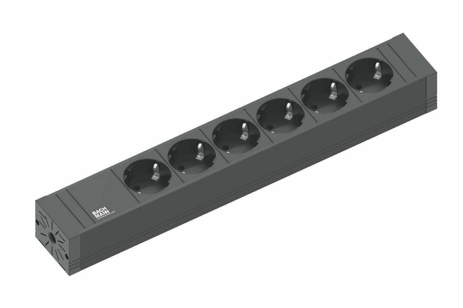 Bachmann 420.0018 Steckdosenleiste CONNECT LINE 6x CEE7/3 Strom 2,0m