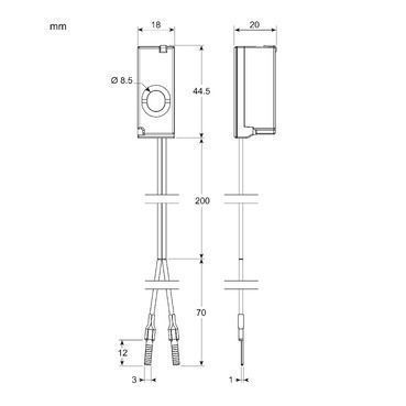 Schneider Electric R9M60 PowerTag Resi9 F63 1P+N Flexkabel, Verbindung mit dem Wiser Hub