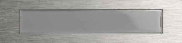 Gira 5547914 Ruftaste mit Beschriftungsfeld, System 106, Edelstahl V4A