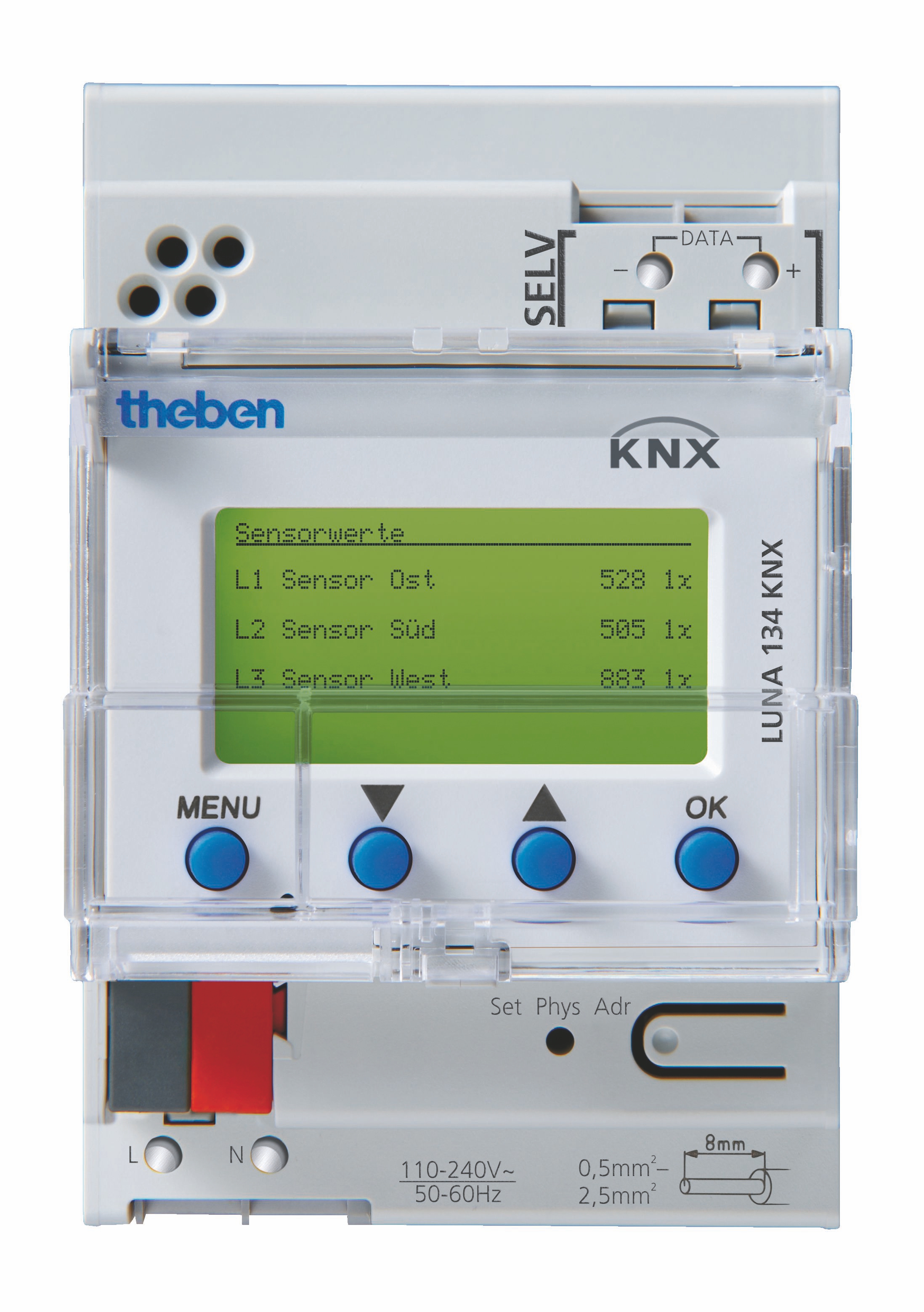 Theben 1349200 LUNA 134 KNX 10-Kanal-Dämmerungschalter