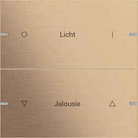 Gira 503238 Wippenset 2-fach individuell für Tastsensor 4.95, Bronze