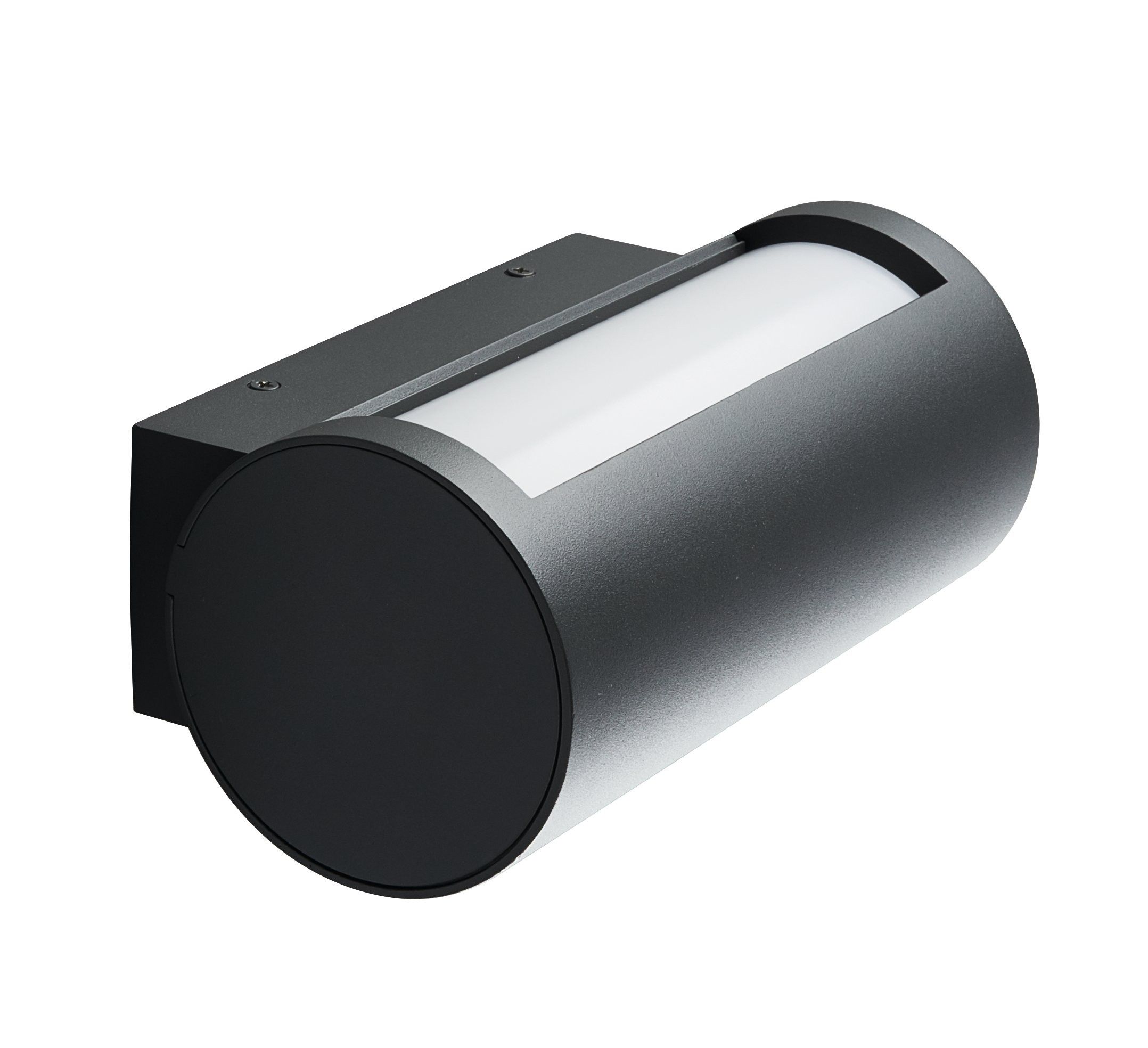 Heitronic 500739 Wandleuchte Timor, 13 W, 3000 K, IP65, Leuchteinheit schwenkbar,anthrazit