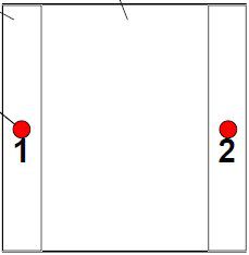 Gira 213126 Wippenset 1-fach mit Beschriftungsfeld, System 55, Klar/Farbe alu