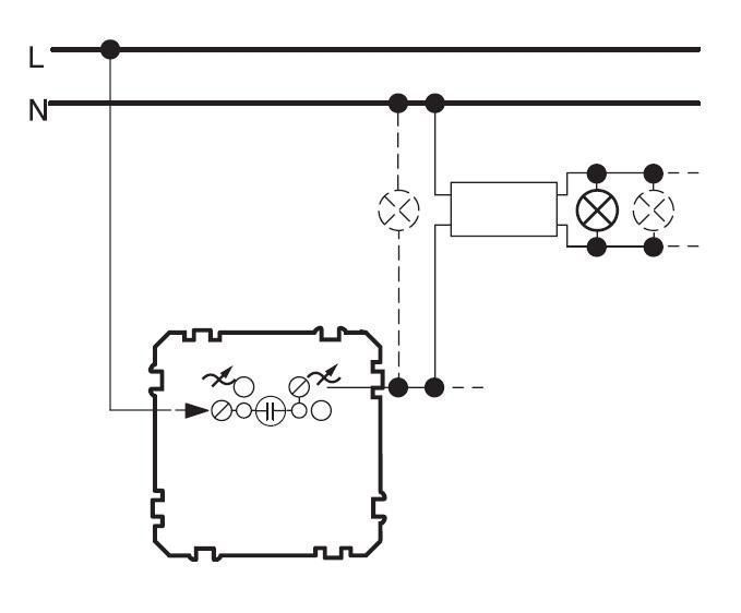 Merten MEG5136-0000 Drehdimmer-Einsatz für kapazitive Last, 20-315 W