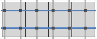 K2 E24-PV-SET3-UKS-1X4 Unterkonstruktions-Set Schrägdach für 1 Reihe a 4 Module
