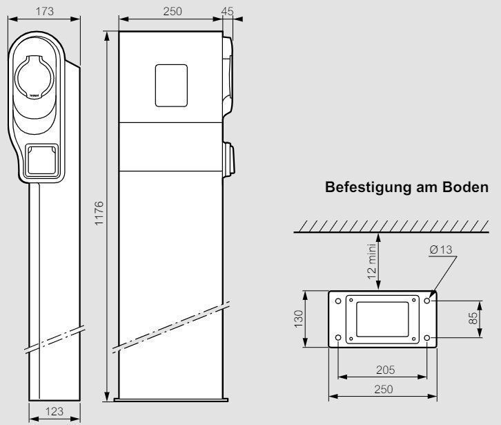 Legrand 059052 Kunststoff-Standfuss für Ladestation