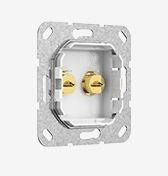 Gira 563210 Cinch Audio Lötanschluss, Einsatz, schwarz m