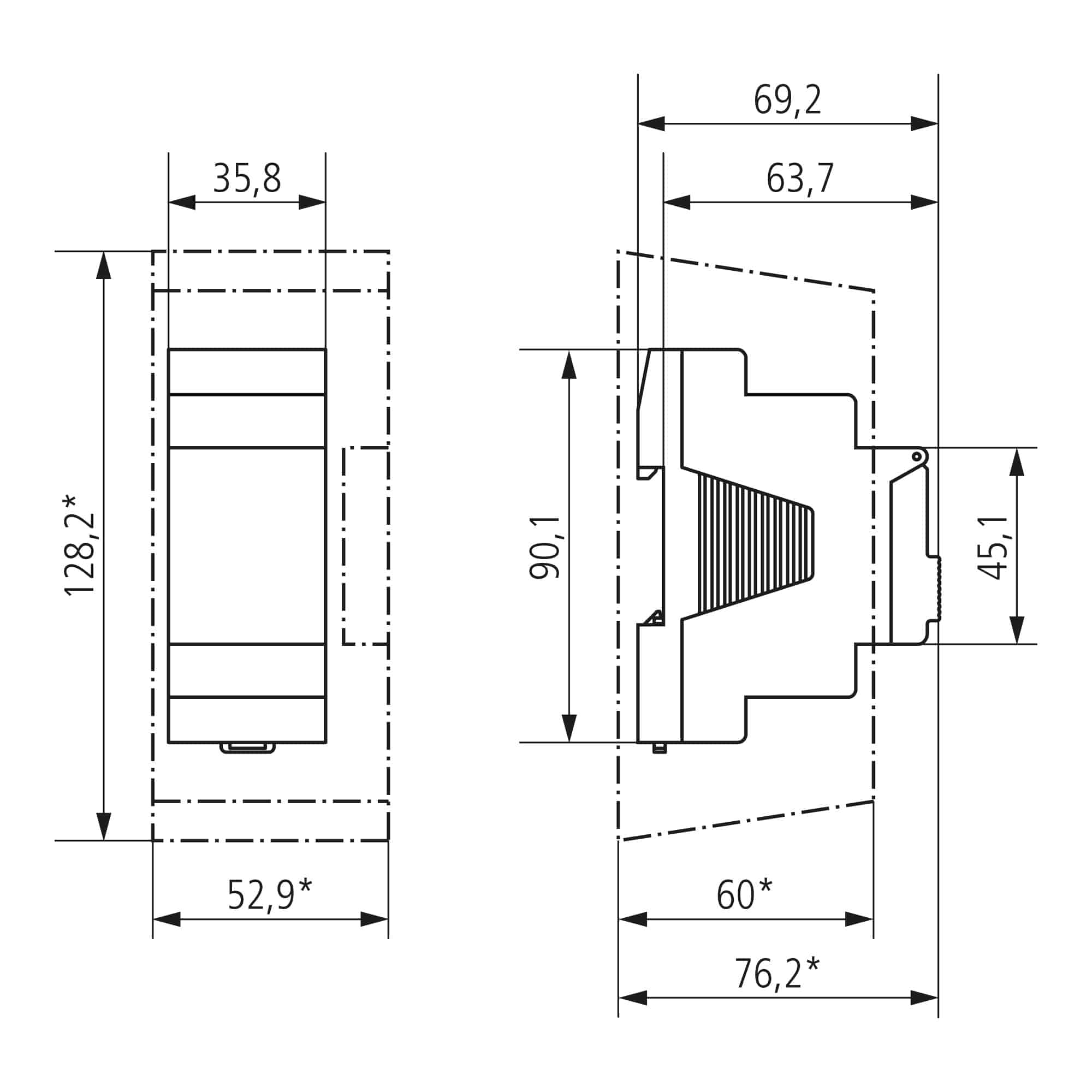 Theben 6100130 TR 610 top3 Digitale 1-Kanal Zeitschaltuhr, App, 600 W LED, Zeitschalter, 10 Jahre Gangreserve, Nulldurchgangsschaltung, Dauerschaltung EIN/AUS, DIN-/Hutschiene, Schaltungsvorwahl