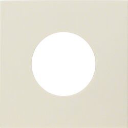 Berker 11248982 Zentralstück für Drucktaster und Lichtsignal E10, S.1, weiß glänzend