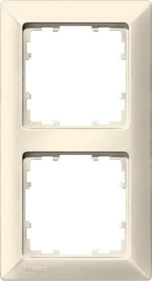 Siemens 5TG2582-0 DELTA line Rahmen 2-fach, elektroweiß