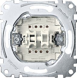 Merten MEG 3125-0000 Serien-Schalter, 1-polig mit N-Klemme