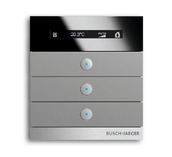 Busch-Jaeger 6349-860-101 Abschlussleiste unten mit Schriftzug, Busch-priOn