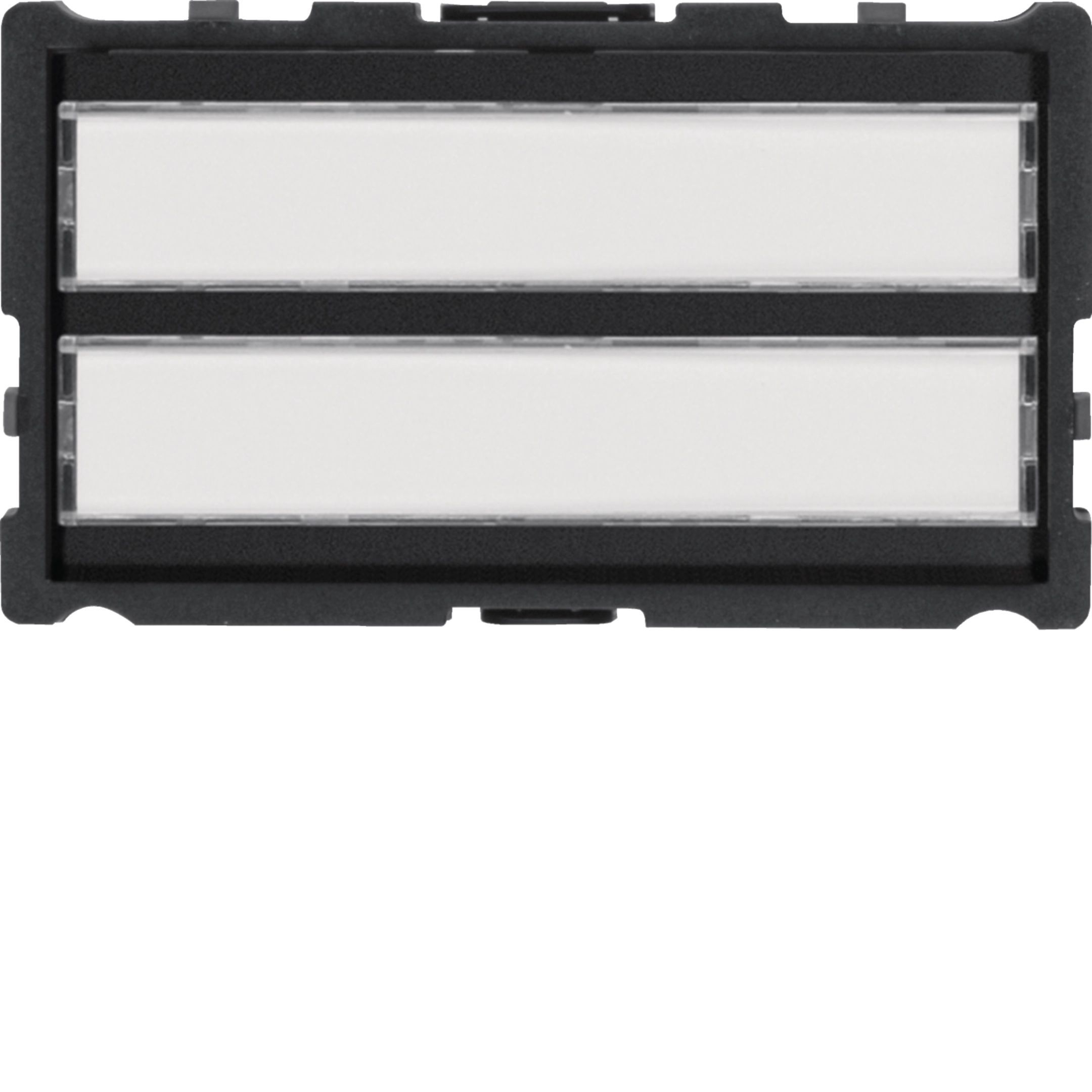 Elcom REU022Y Ruftaster Halbmodul 2/1, mit LED-Namensschild, Einbau, 2-Draht, ONE