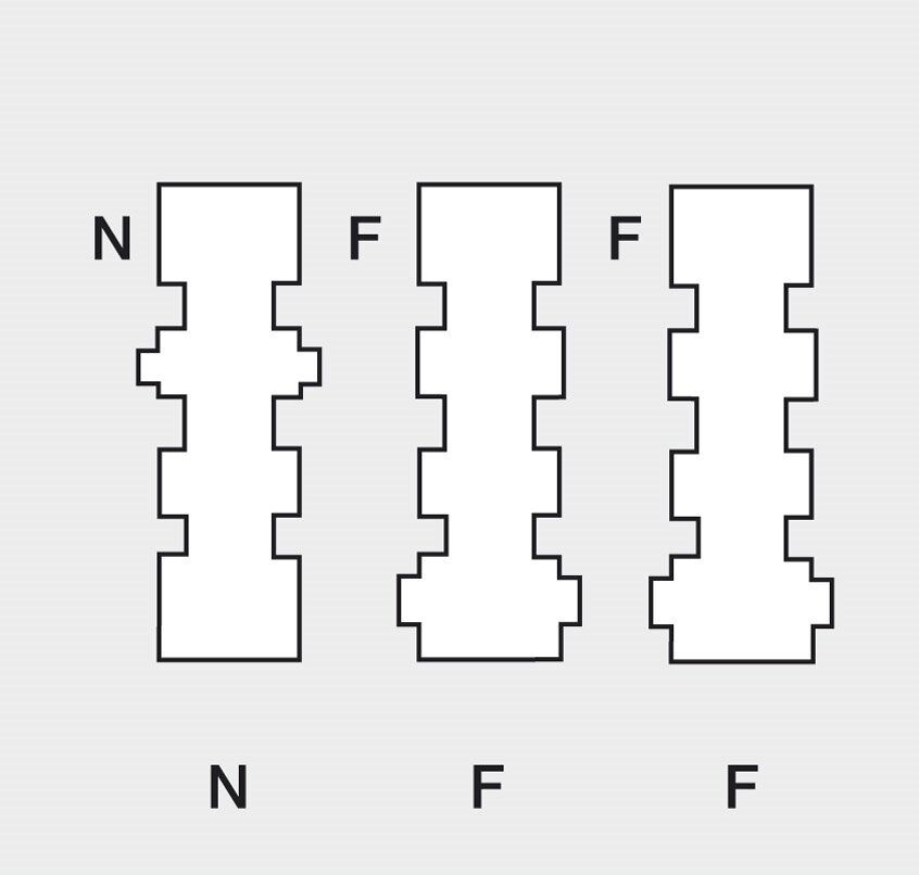 Rutenbeck 10310114 Telefondose TAE 2x6/6 NFF AP