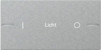 Gira 862226 Wippe Wippenset 2-fach individuell Tastsensensor 4.55, Farbe Alu