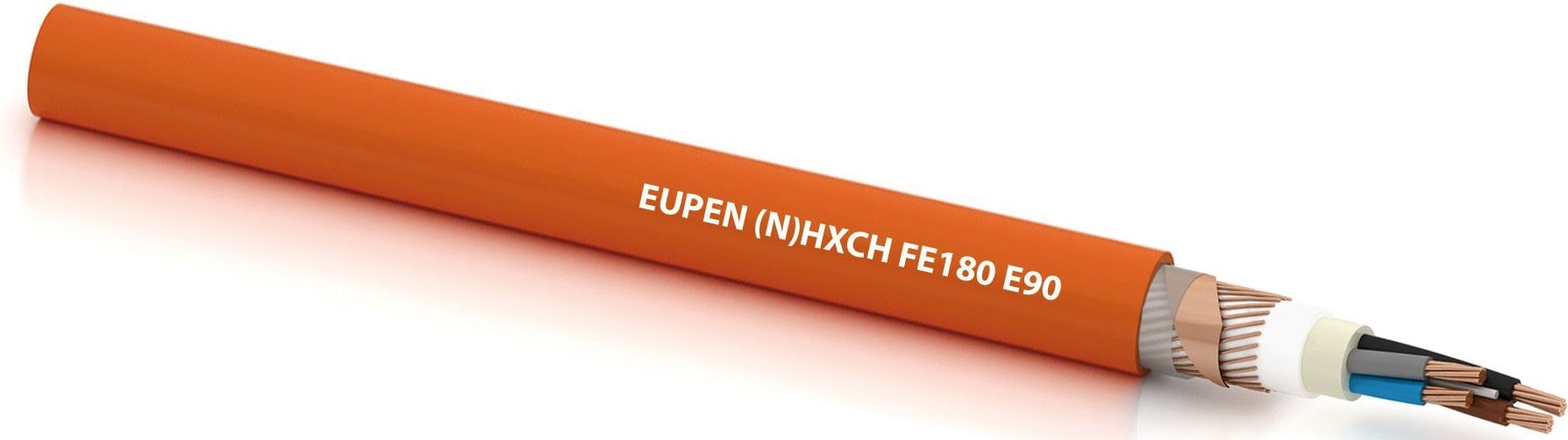 Eupen NHXCH E90 4x120 RM 70 Starkstromkabel halogenfrei, Schnittware, orange