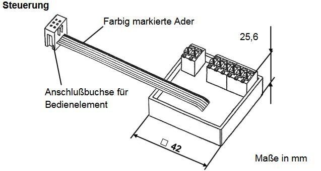 Lunos 040113 Smart Comfort-Steuerung 5/SC-FT für e², ego, RA15-60 Steuereinheit inkl. Bedienteil, Feuchte-/Frostschutz, Netzteil erforderlich