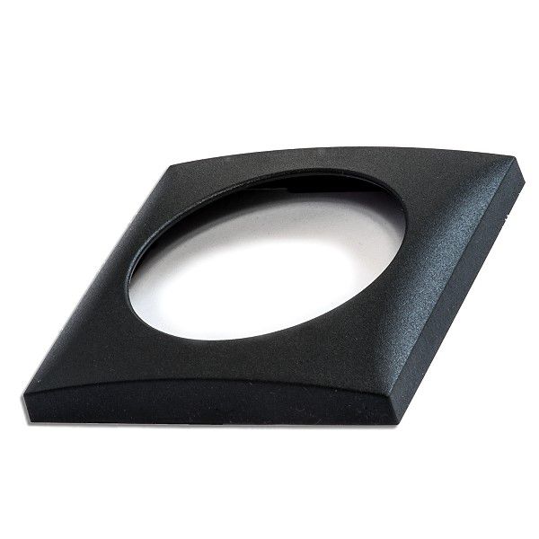Berker 918272595 Rahmen 1-fach mit Aufdruck "IP44", Integro Flow, anthrazit matt