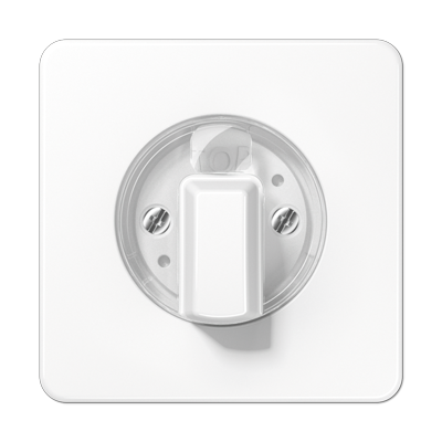 Jung CD1541WW Abdeckung für Drehschalter, Duroplast, Serie CD, alpinweiß