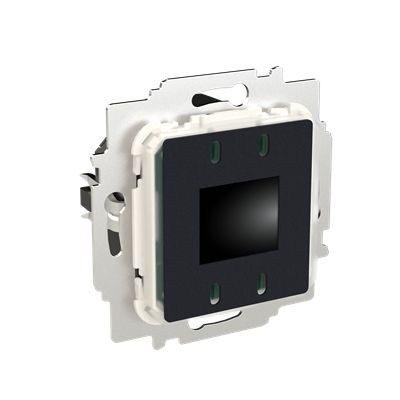 Busch-Jaeger 1096 UTA-BT Einsatz Raumtemperaturregler 24V "Schließer" mit Display, mit Bluetooth