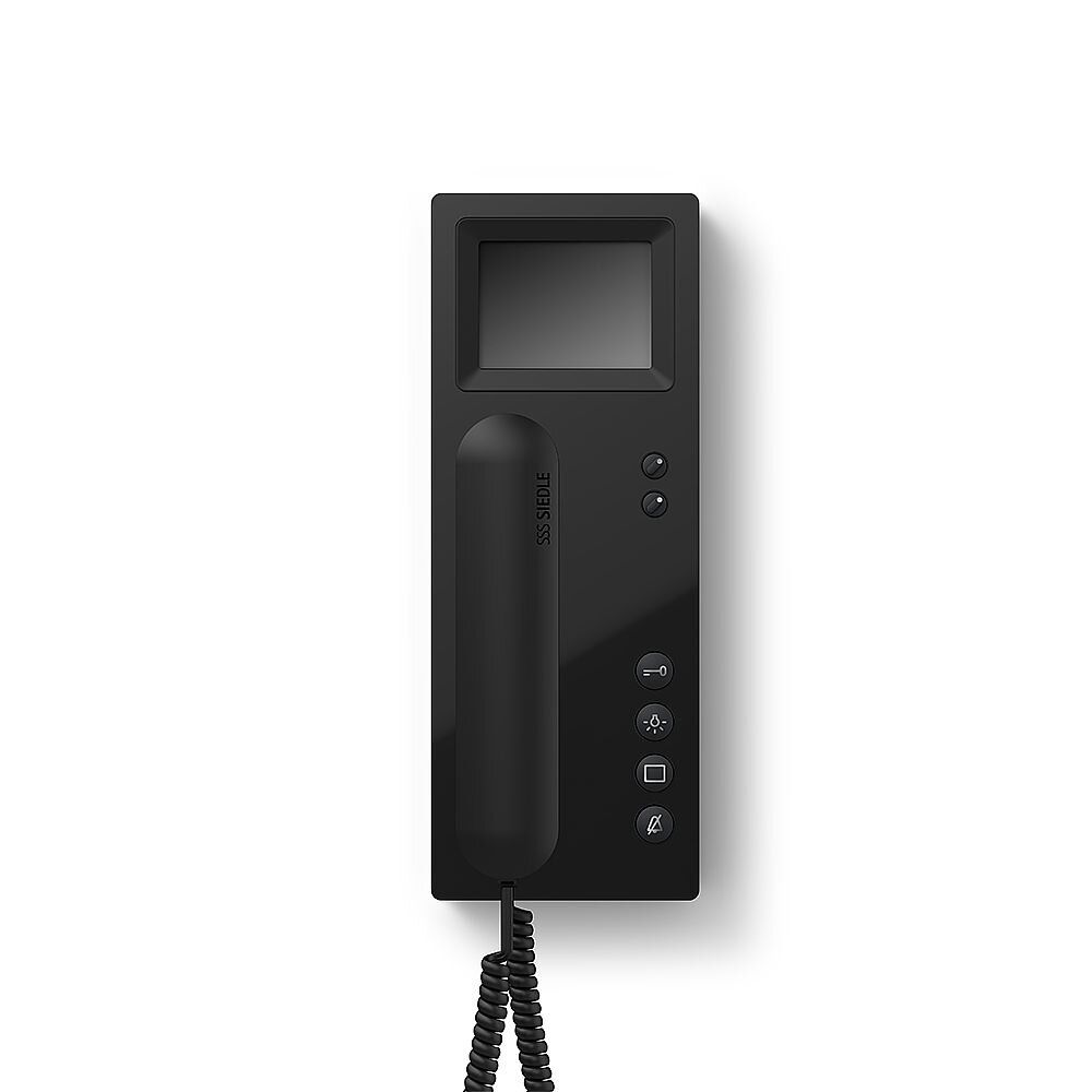 Siedle BTSV 850-03 SH/S Video-Haustelefon Standard, schwarz glänz.