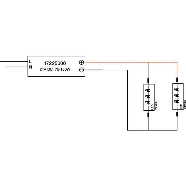 Brumberg 17225000 LED-Netzgerät 1-150 W, 24 V DC, IP65, schaltbar