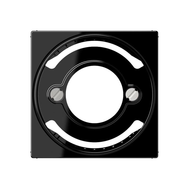 Jung A537BFPLSW Abdeckung für Lichtsignale 1-fach, Thermoplast, Serie AS/A, schwarz