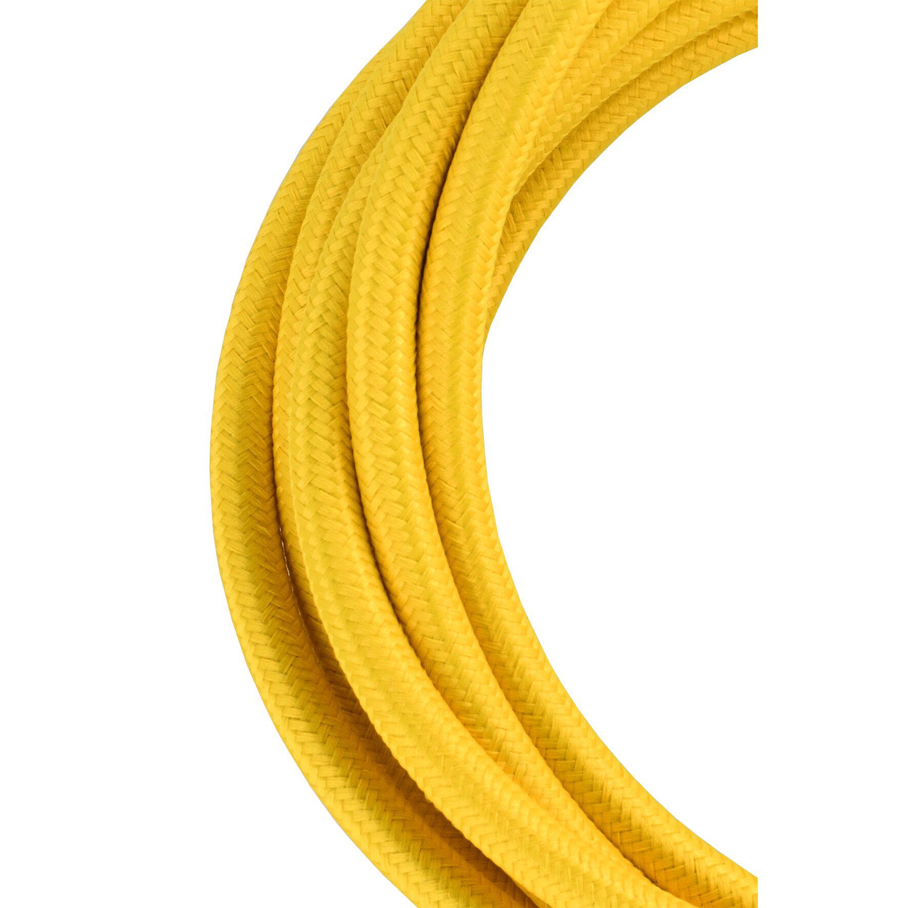 BAILEY 139677 Textilkabel 2x0,75mm², Länge 3m, gelb