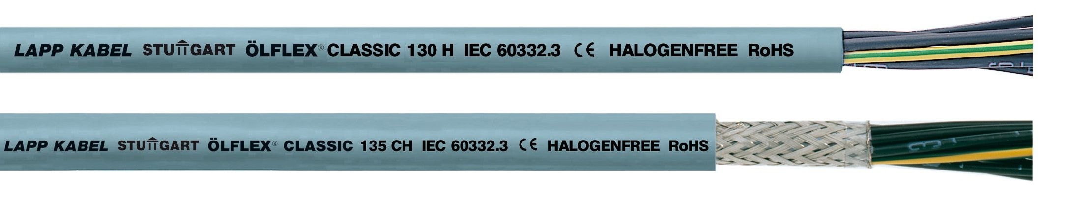 Lapp 1123000/100 Steuerleitung ÖLFLEX® CLASSIC 130 H 2X0,5 100 M