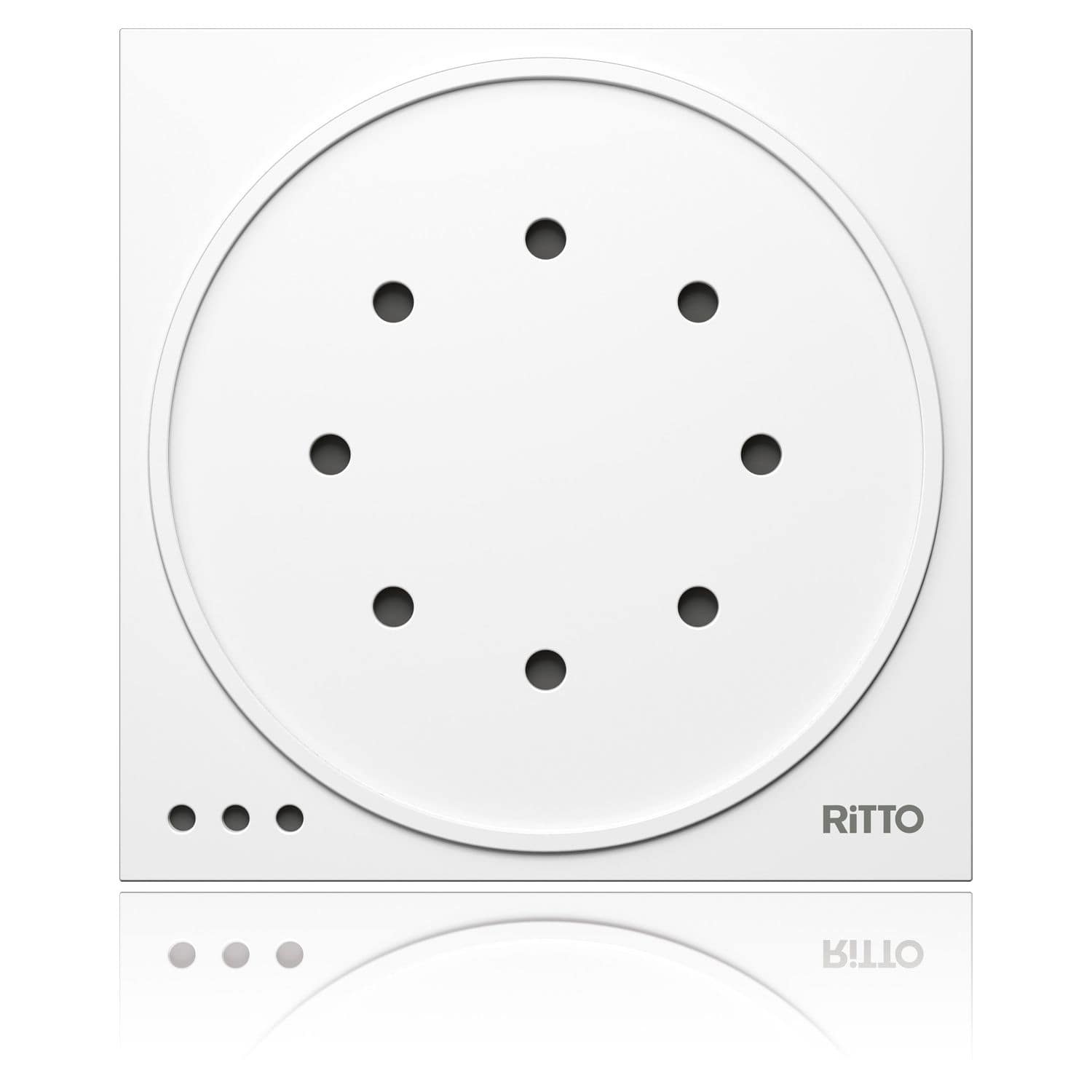 Ritto 1875970 Portier Türsprechmodul ohne Lichttaste, weiß
