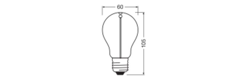 Ledvance 4099854049972 Vintage 1906® LED CLASSIC A, < 360°, 1,8 W, 827, 100 lm, E27, nicht dimmbar