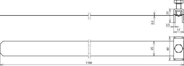 Dehn 106 323 DEHNiso Bandrohrschelle 50-300mm
