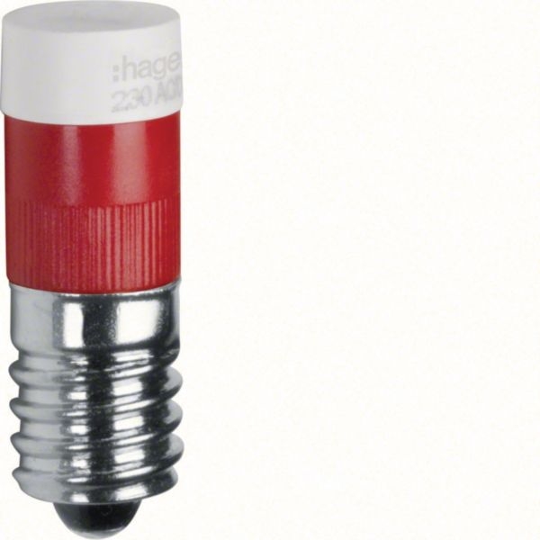 Hager WDA2727R LED-Lampe E10, Zubehör, rot
