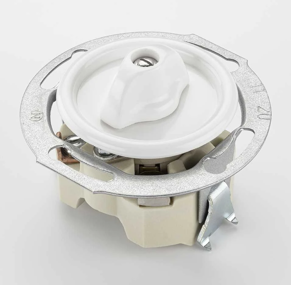 THPG 186887 Drehschalter Kreuz Duroplast, weiß