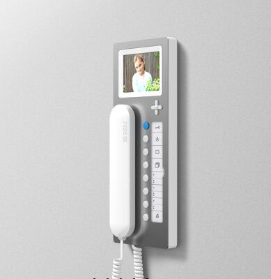 Siedle BTCV 850-03 A/W Video-Haustelefon Comfort, Aluminium/ws