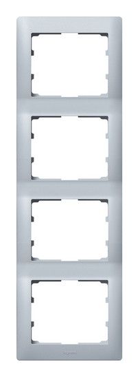Legrand 771308 Abdeckrahmen 4-fach vertikal
