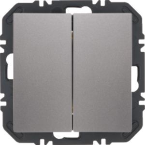 Berker 24121434 Friends of Hue Modul mit Wippe 2-fach, S.x/B.x, aluminium samt