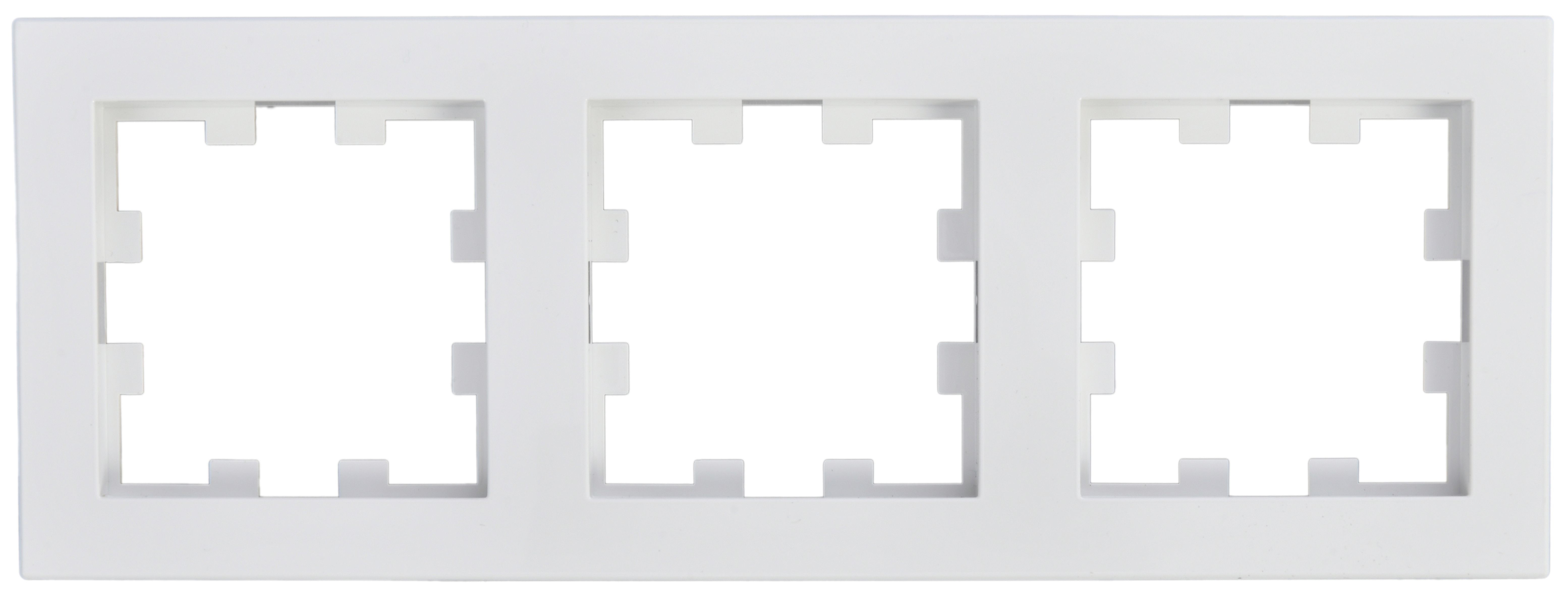 HHG Panasonic WDTF00032WH-EU1 Karre Plus 55 Abdeckrahmen 3-fach, weiß
