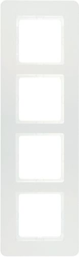 Berker 10146189 Rahmen 4-fach, Q.7, polarweiß samt