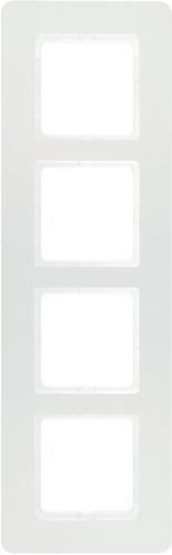 Berker 10146189 Rahmen 4-fach, Q.7, polarweiß samt