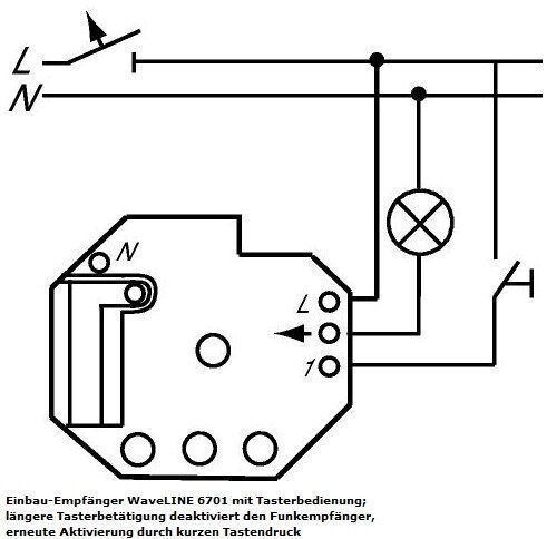 Busch-Jaeger 6701-101 Einbau-Schaltaktor WaveLine