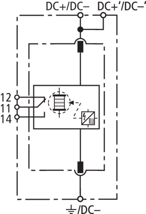 Dehn + Söhne 971125 Koordinierter Blitzstromableiter Typ 1 DEHNsecure M für DC-Stromkreise
