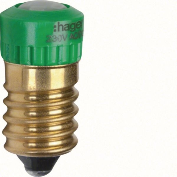 Hager WDA2728G LED-Lampe E14, Zubehör, grün