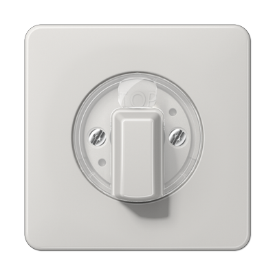 Jung CD1541LG Abdeckung für Drehschalter, Duroplast, Serie CD, lichtgrau
