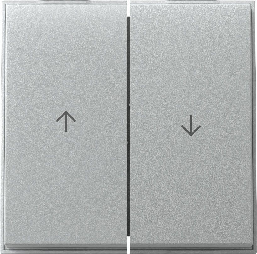 Gira 329465 Wippe 2-fach Pfeil, Gira TX_44, (WG UP) Farbe alu