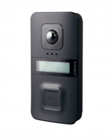 Grothe 75405 vidoora VD 720-W - WLAN Türstation anthrazit: Front anthrazit, Korpus anthrazit, 156 x 80 x 35 mm